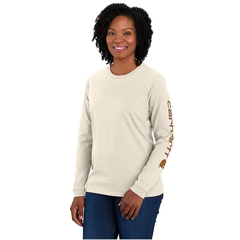 Women's Heavyweight Logo Long-Sleeve T-Shirt