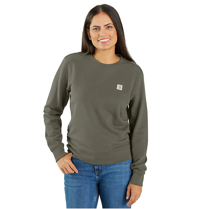 Carhartt Women's Midweight Terry Crewneck Sweatshirt