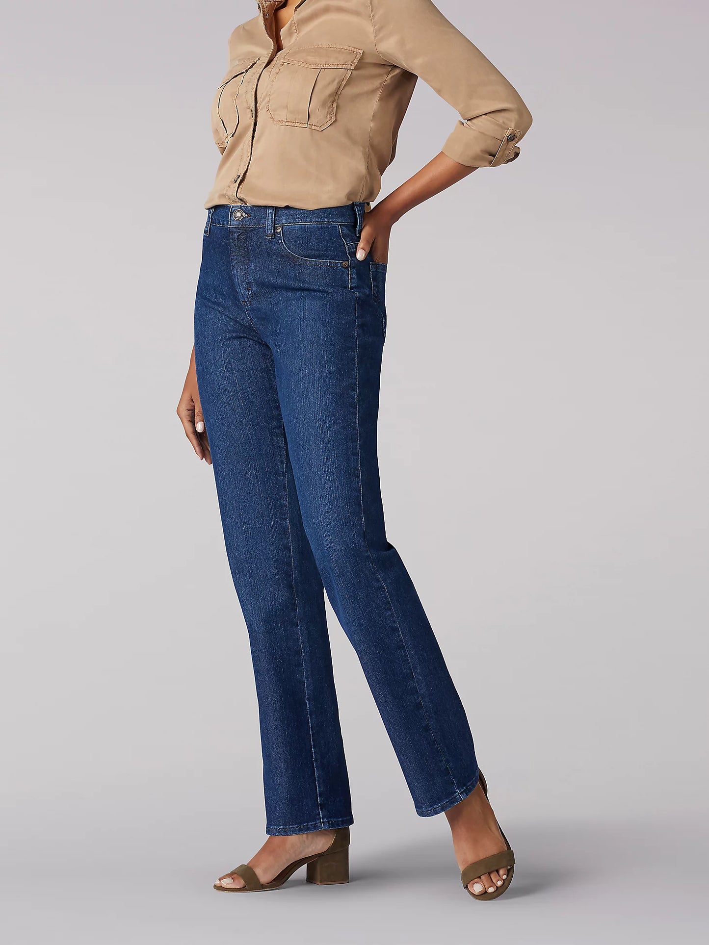 Women's Lee Relaxed Fit Straight Leg Jean - Petite