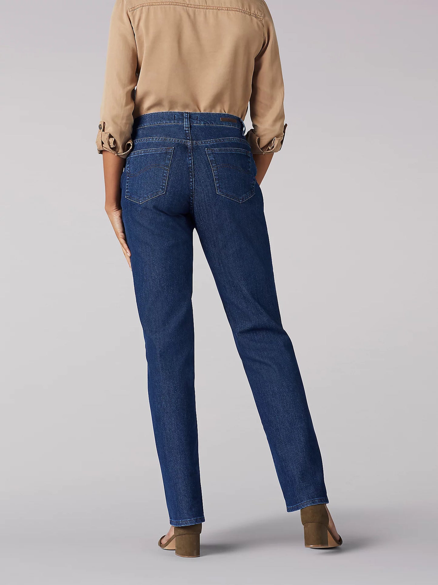 Women's Lee Relaxed Fit Straight Leg Jean - Petite