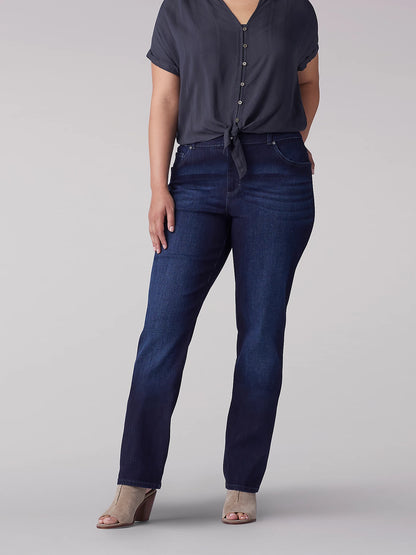 Women's Lee Relaxed Fit Straight Leg Jean - Plus