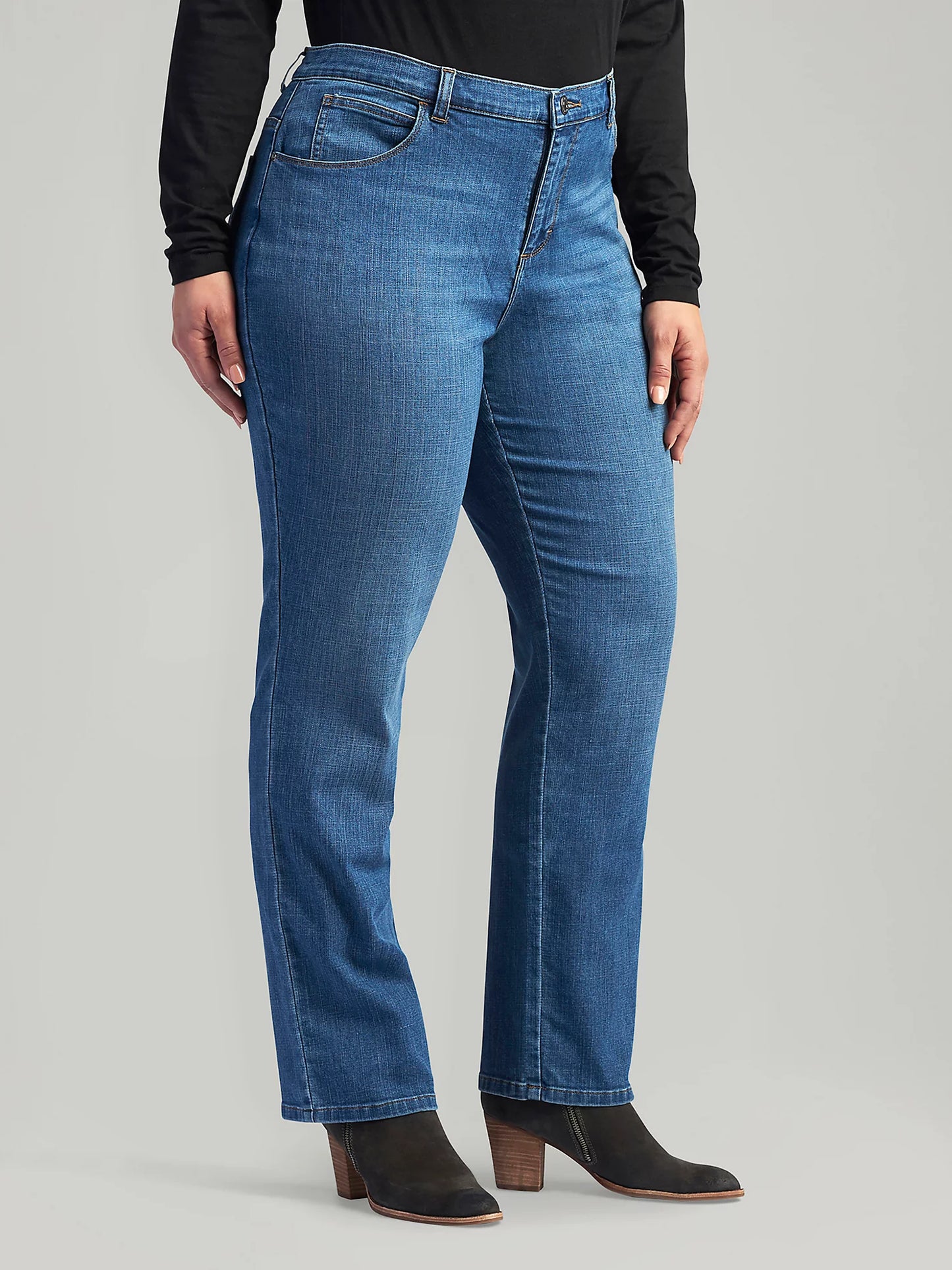 Women's Lee Relaxed Fit Straight Leg Jean - Plus