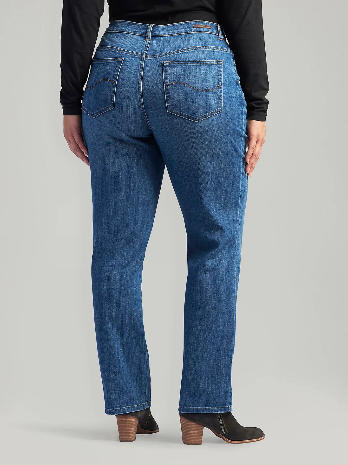 Women's Lee Relaxed Fit Straight Leg Jean - Plus