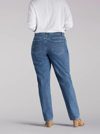 Women's Lee 100% Cotton Straight Leg Jean - Plus