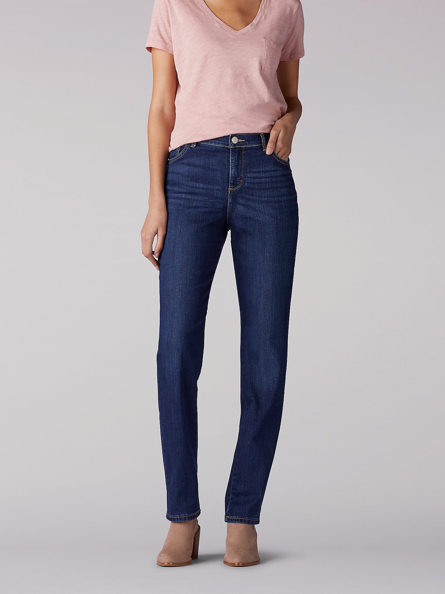 Women's Lee Instantly Slims Straight Leg Jean - Main Image