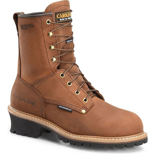 Men's 8" Soft Toe Insulated Logger Carolina CA4821