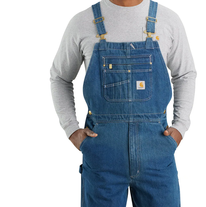 Carhartt Men's Loose Fit Denim Bib Overalls