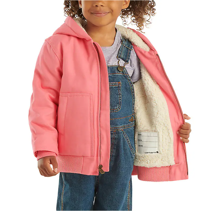 Carhartt Girls' Hooded Insulated Duck Jacket (Infant & Toddler)