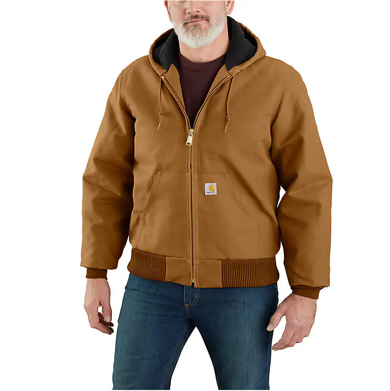 Men's Carhartt Flannel Lined Firm Duck Active Jacket