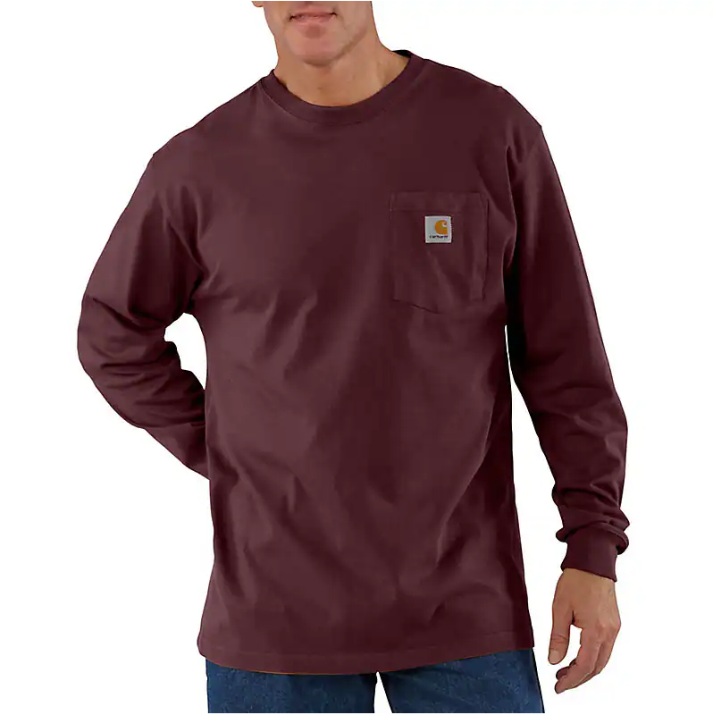 Men's Carhartt Long Sleeve Pocket Workwear Shirt