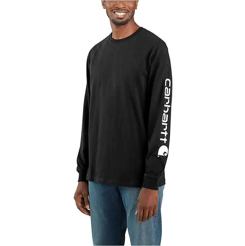 Carhartt Signature Sleeve Logo Long-Sleeve T-Shirt