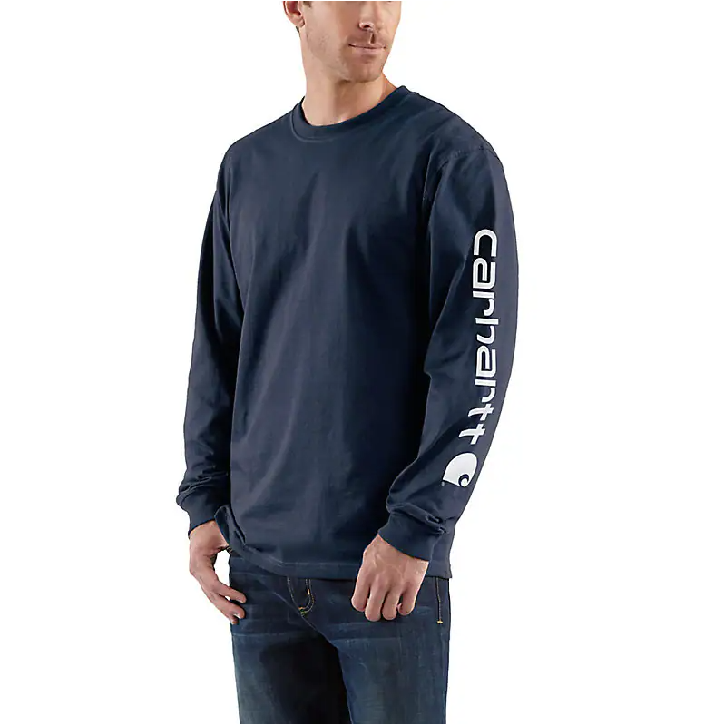 Carhartt Signature Sleeve Logo Long-Sleeve T-Shirt