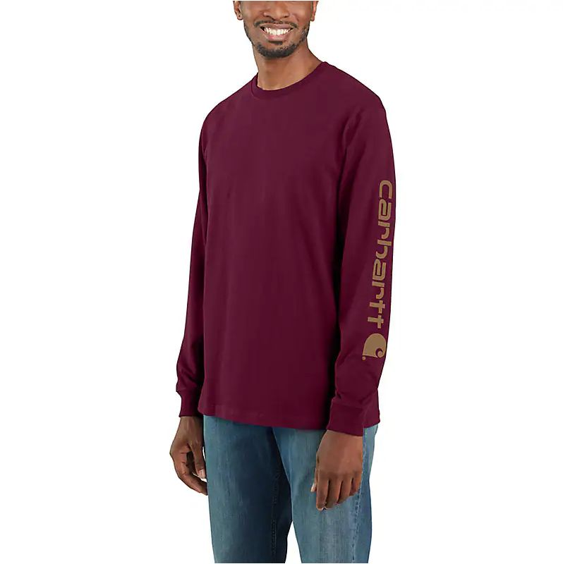 Carhartt Signature Sleeve Logo Long-Sleeve T-Shirt