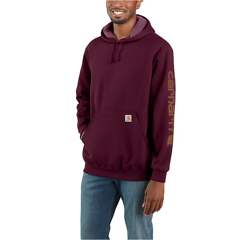 Carhartt Signature Sleeve Logo Hooded Sweatshirt