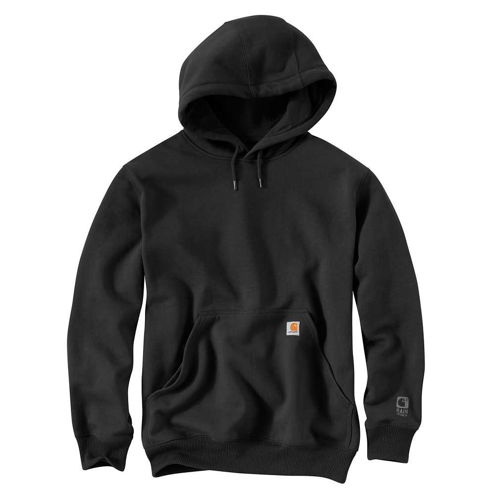 Carhartt Rain Defender Paxton Hooded Heavyweight Sweatshirt - BLACK COLOR