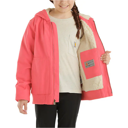 Carhartt Girls' Hooded Insulated Duck Jacket (Child & Youth)