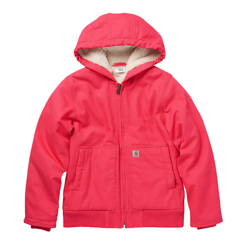 Carhartt Girls' Hooded Insulated Duck Jacket (Child & Youth)