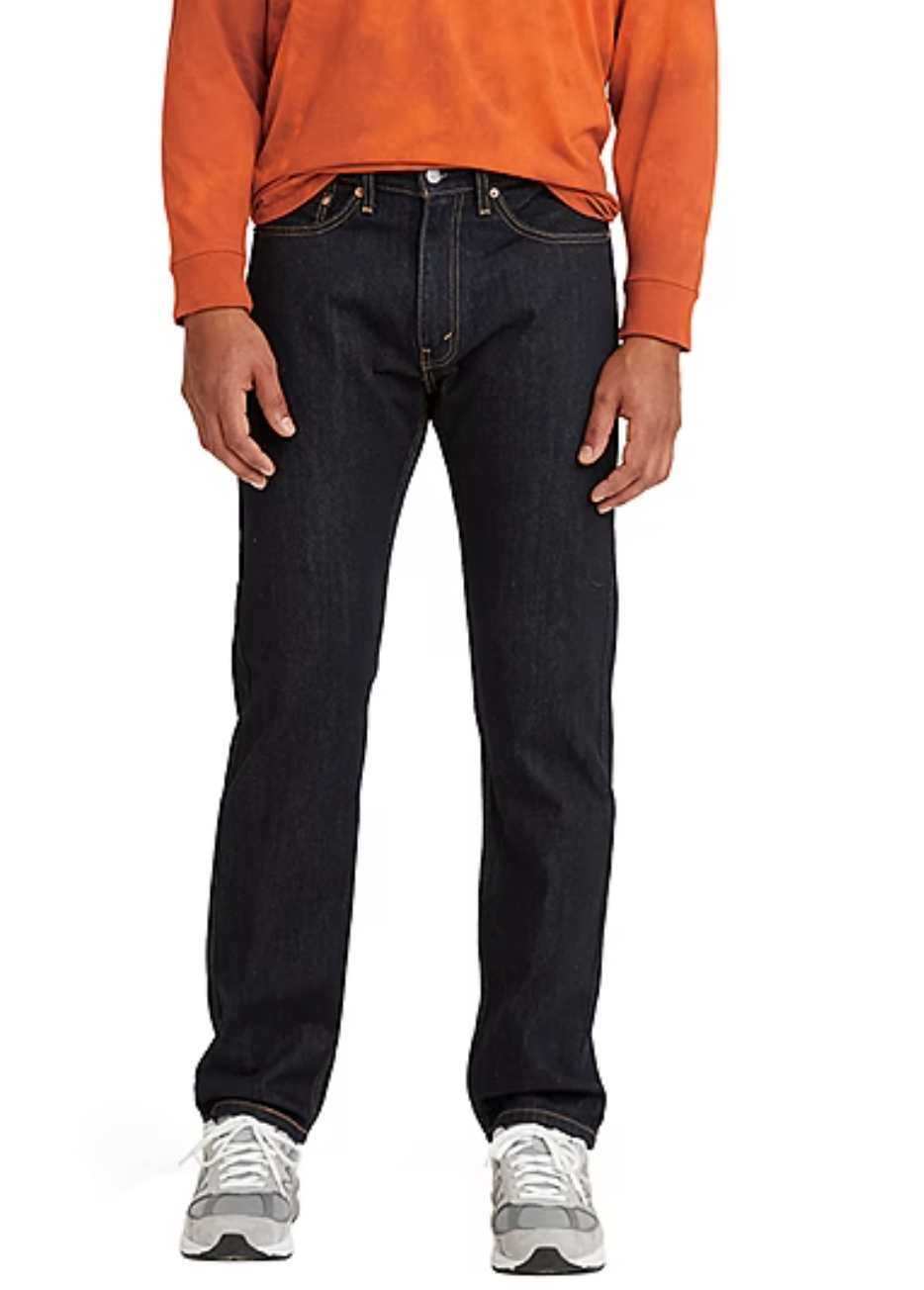 Men's Levi's Straight Fit Jean - Black (505™)