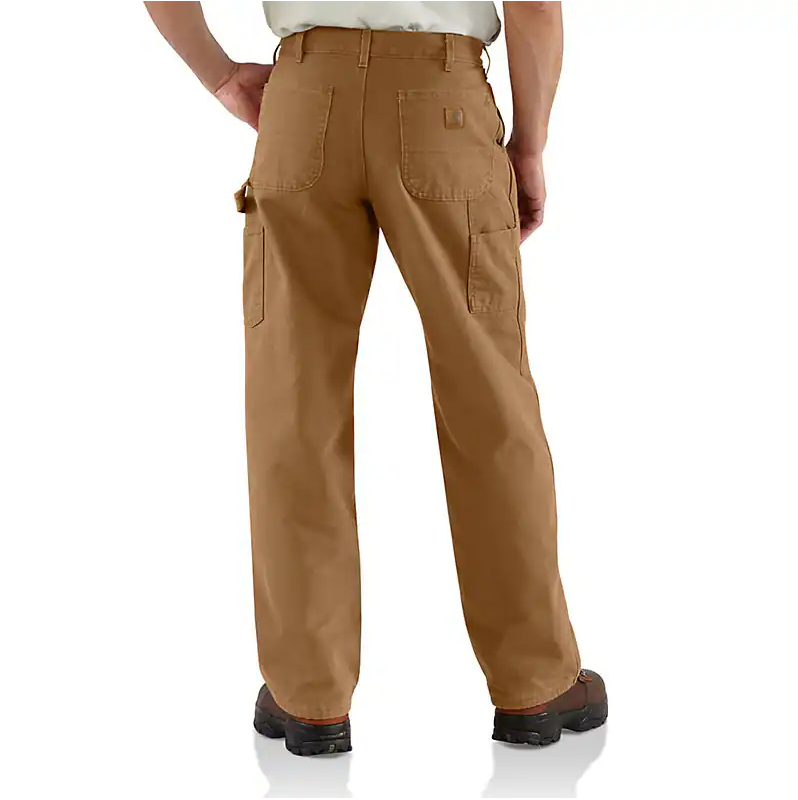 Men's Carhartt Loose Fit Duck Flannel-Lined Utility Work Pant