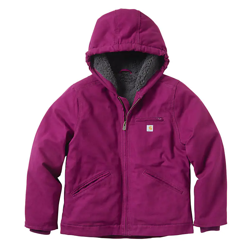 Carhartt Girls' Hooded Insulated Duck Jacket (Child & Youth)