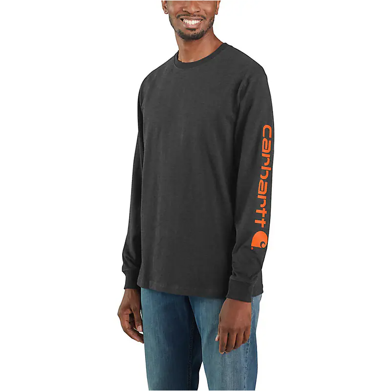 Carhartt Signature Sleeve Logo Long-Sleeve T-Shirt
