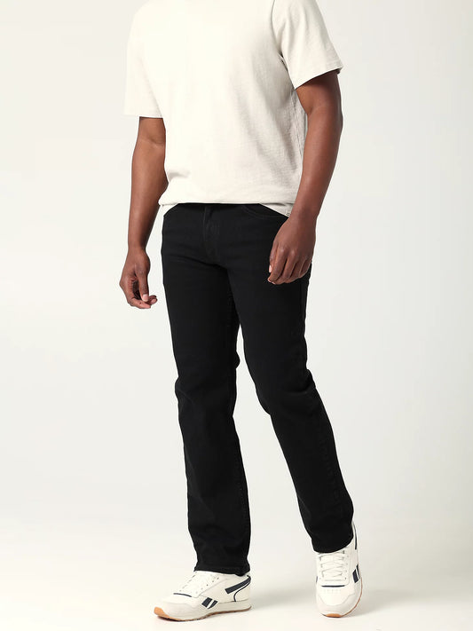 Men's Lee Regular Straight Fit Jean- Black