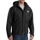Carhartt Shoreline Waterproof Breathable Jacket Big & Tall - BLACK COLOR