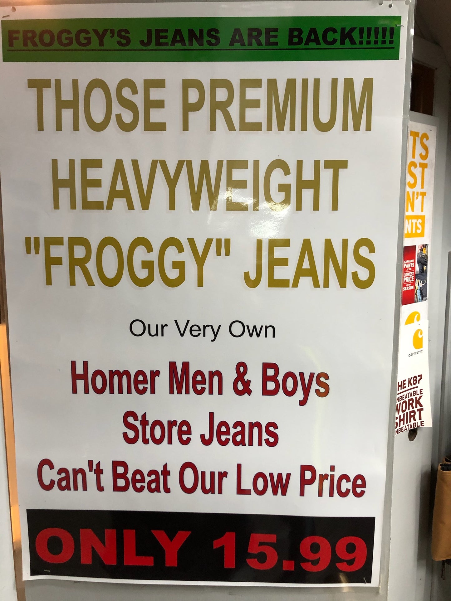 Homer Jeans from Homer Men and Boys
